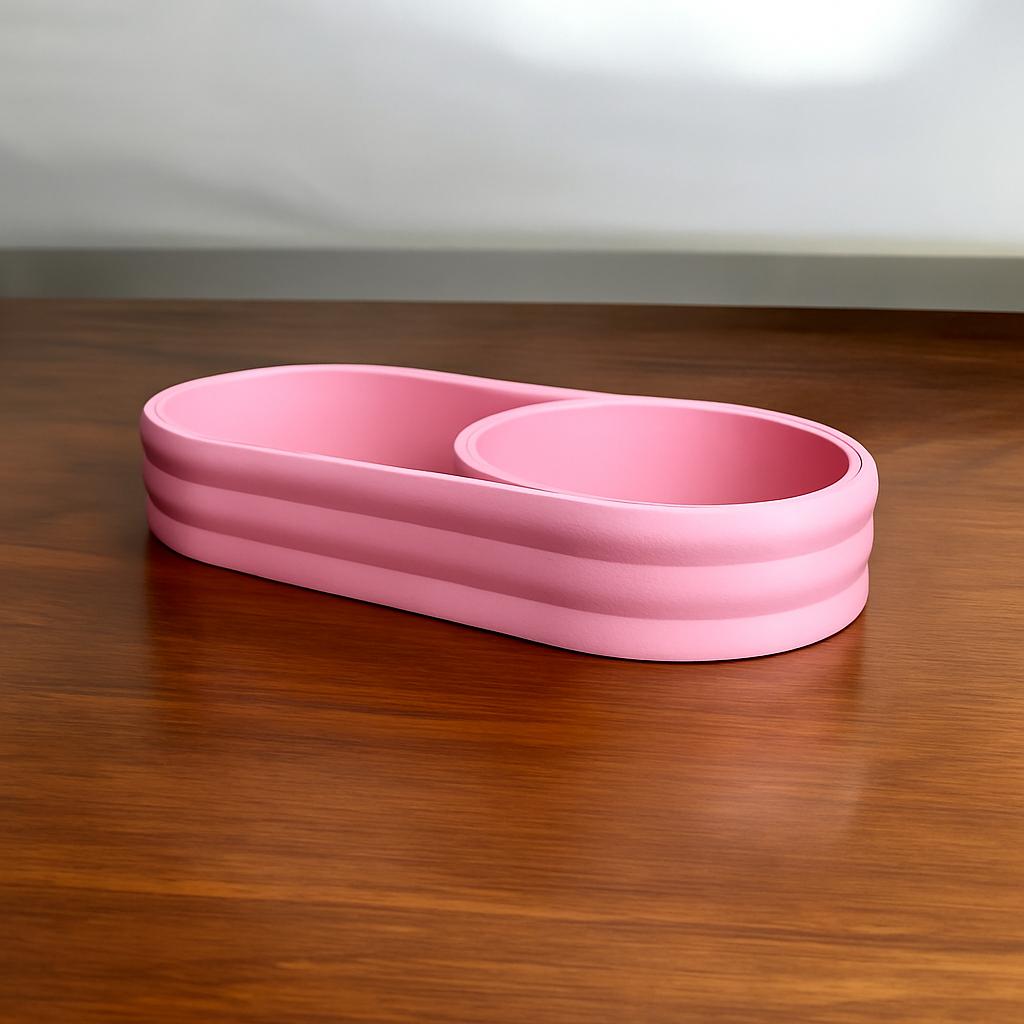 2 compartment desk organizer