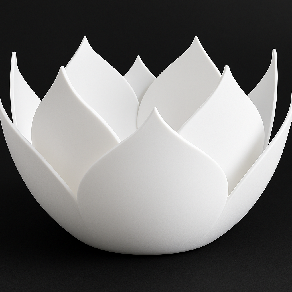 Lotus Blossom Decorative Bowl