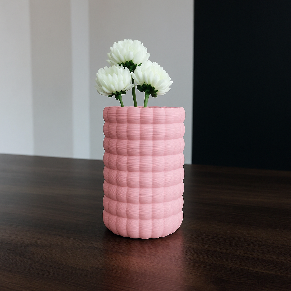 Bubble Bloom – Fusion of Nordic Chic & Boho Charm Vase